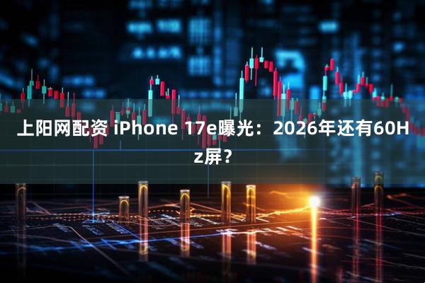 上阳网配资 iPhone 17e曝光：2026年还有60Hz屏？